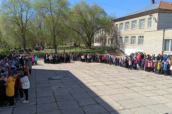 Учебная эвакуация в лицее Эвакуация